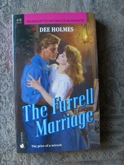 Dee Holmes – The Farrell Marriage (Silhouette Intimate Moments #419) 1992 – PB