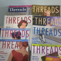 Tauton’s Threads Magazine Lot of 10 vintage sewing