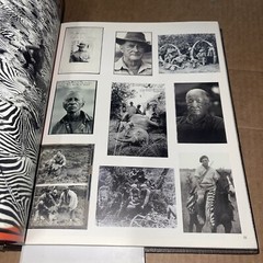 RARE Peter Beard Fifty Years of Portraits First Edition 1999 Signed W/Handprint