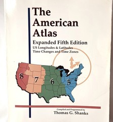 The American Atlas Fifth Edition 1990 T. G. Shanks US Latitudes & Longitudes+