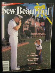 VINTAGE SEW BEAUTIFUL MAGAZINE SUMMER 1991 INTRODUCING “SHARK’S TEETH” 111 PAGES
