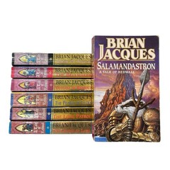 Brian Jacques Redwall 7 Book Lot Martin Warrior Salamandastron Red Fox PB Bundle