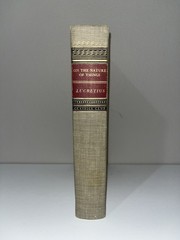 ON THE NATURE OF THINGS – Lucretius – vintage – Classical Philosophy – 1946