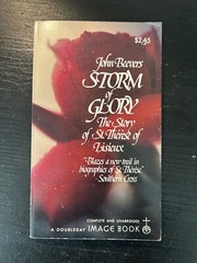 STORM OF GLORY, ST THERESE OF LISIEUX, BEEVERS, NEW 1974 DOUBLDAY IMAGE BOOK PPD
