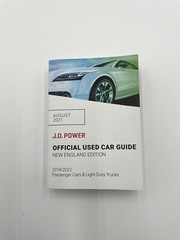 NADA! J.D. Power Official Used Car Guide New England Edition August 2021