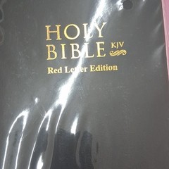 KJV Holy Bible Red Letter Edition Leather Bound English