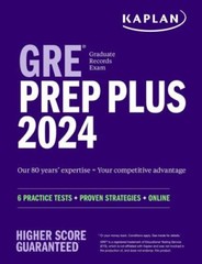 Kaplan Test Prep Ser.: GRE Prep Plus 2024 – VERY GOOD