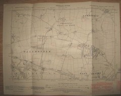 Ordnance Survey 6 inch -1 mile map Wallbottle, Newbiggin & East Denton, 1938
