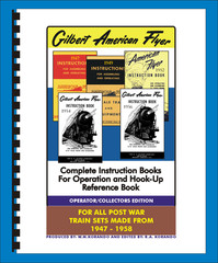 Gilbert American Flyer – Complete Instruction Books For Operation Reference Book