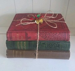 A Christmas Carol Etc. Charles Dickens Lot Of 3 Antique Victorian Books G Eliot