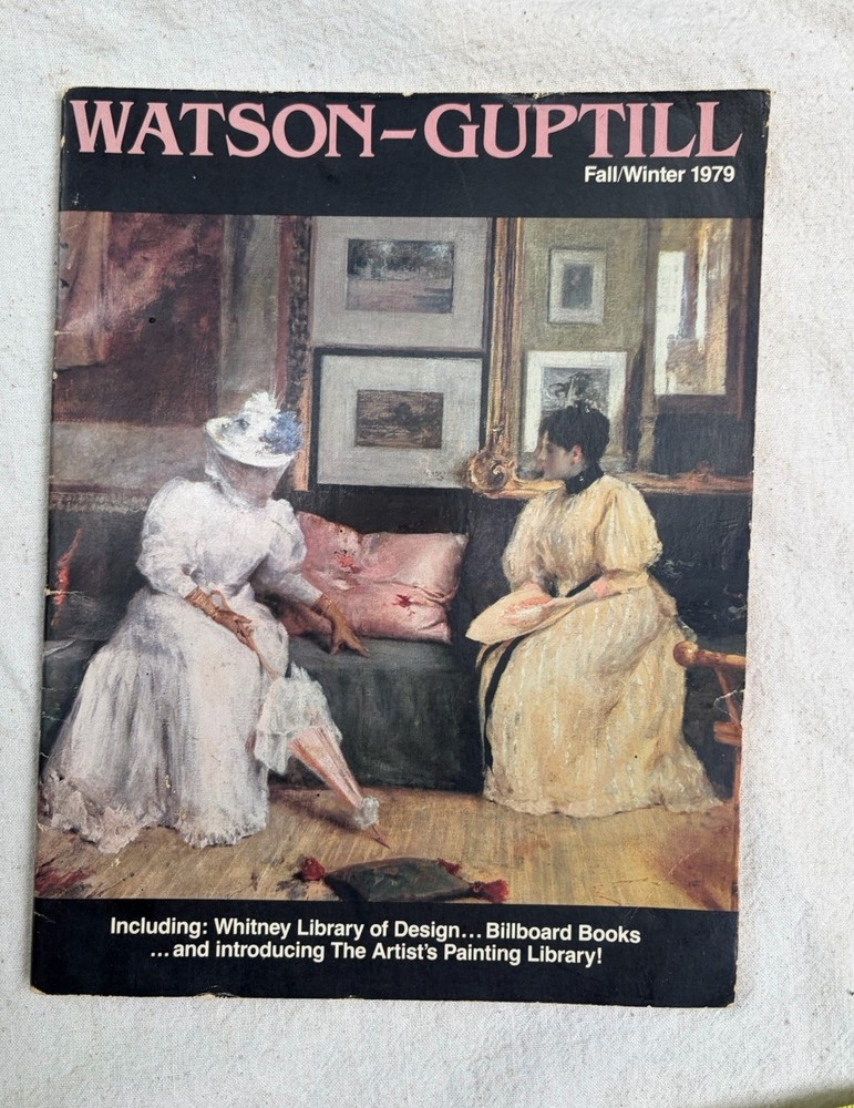 Watson-Guptill Publications Fall Winter 1979 Catalog Artists Painters Books Vtg