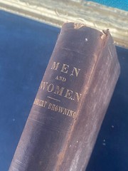 Men and Women Poems by Robert Browning 1st 1 Volume Edition 1856 Ticknor Fields