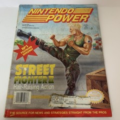 Nintendo Power Magazine Street Fighter 2 Vol. 38 July 1992 Poster