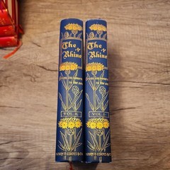 The Rhine, From Its Source to the Sea, 1898, 2 Vol. Set , Germany, Rare, Gilt