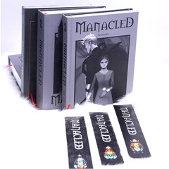 Manacled Book Series – Manacled hardcover, Deluxe 3-Volume Edition with bookmark