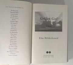 Elin Hilderbrand Signed Book Golden Girl 1st Edition 1st Printing 2021 Like New