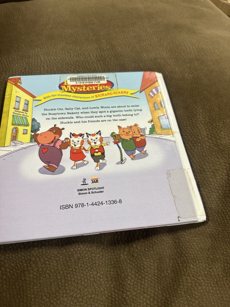 Busytown Mysteries The Big Tooth Mystery HC 2008 Simon Spotlight Illus Ages 4-8