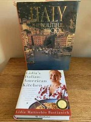 2 “ITALIAN CUISINE” Cookbooks; Italy the Beautiful & Lidia’s Italian American…