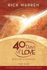 40 Days of Love Bible Study Guide: We Wer- 9780310326878, Rick Warren, paperback