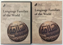 GREAT COURSES Language Families of the World DVDs & Guidebook