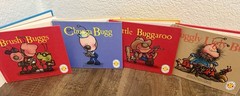 Stephen Cosgrove Topsy Turvy Bugg Books Lot of 4 Hardcover Flip Books