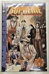 Awesome Comics Supreme Key Issue 55 Double Signed Sprouse & Gordon Lone Star VF