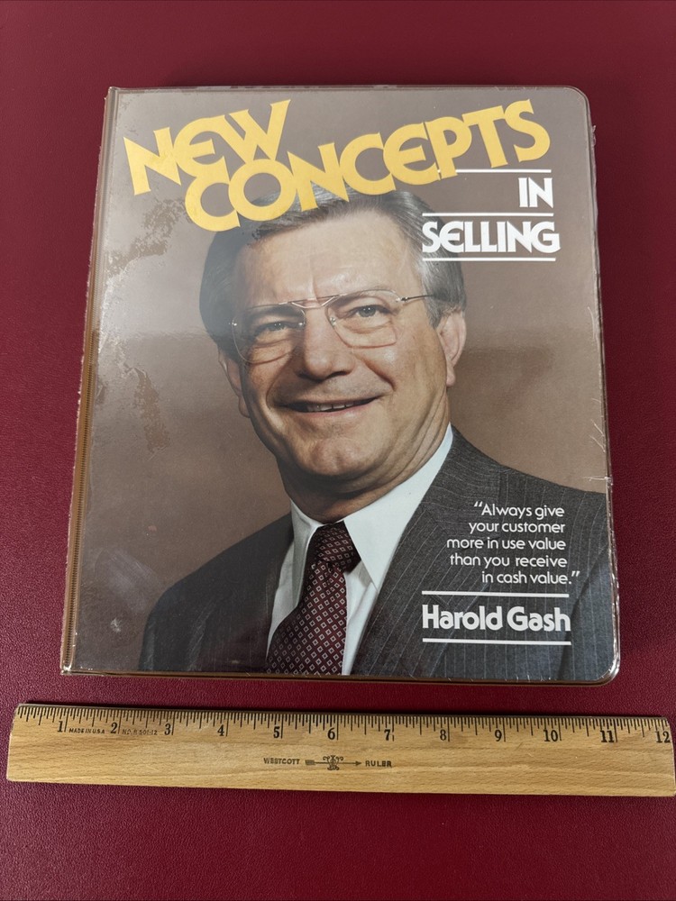 NEW, Harold Gash: New Concepts In Selling, Audio Cassete Course, SEALED