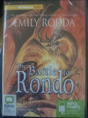 The Battle for Rondo by Emily Rodda (2012, CD MP3, Unabridged edition) NEW