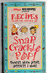 KELLOGG’S RICE KRISPIES SNAP CRACKLE POP 1995 RECIPES COOKBOOKS 76 pages