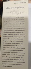 Abounding Grace: An Anthology of Wisdom Hardcover DJ Ariel Books M. Scott Peck