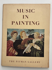 VTG Music In Painting 1948 Pitman Gallery Art Portfolio Book Color Plates