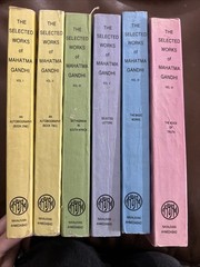 SELECTED WORKS OF MAHATMA GANDHI 6 Volume Box Set 1st Edition 1968 RARE