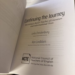 Continuing the Journey : Becoming a Better Teacher of Literature and…