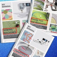 BERNINA Mastery Workbook Set Embroidery, Sewing, Presser Feet 880 790 770 500…