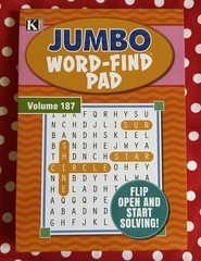 Kappa Jumbo Word -Find Pad Volume 187 Flip Open And Start Solving! Brand New