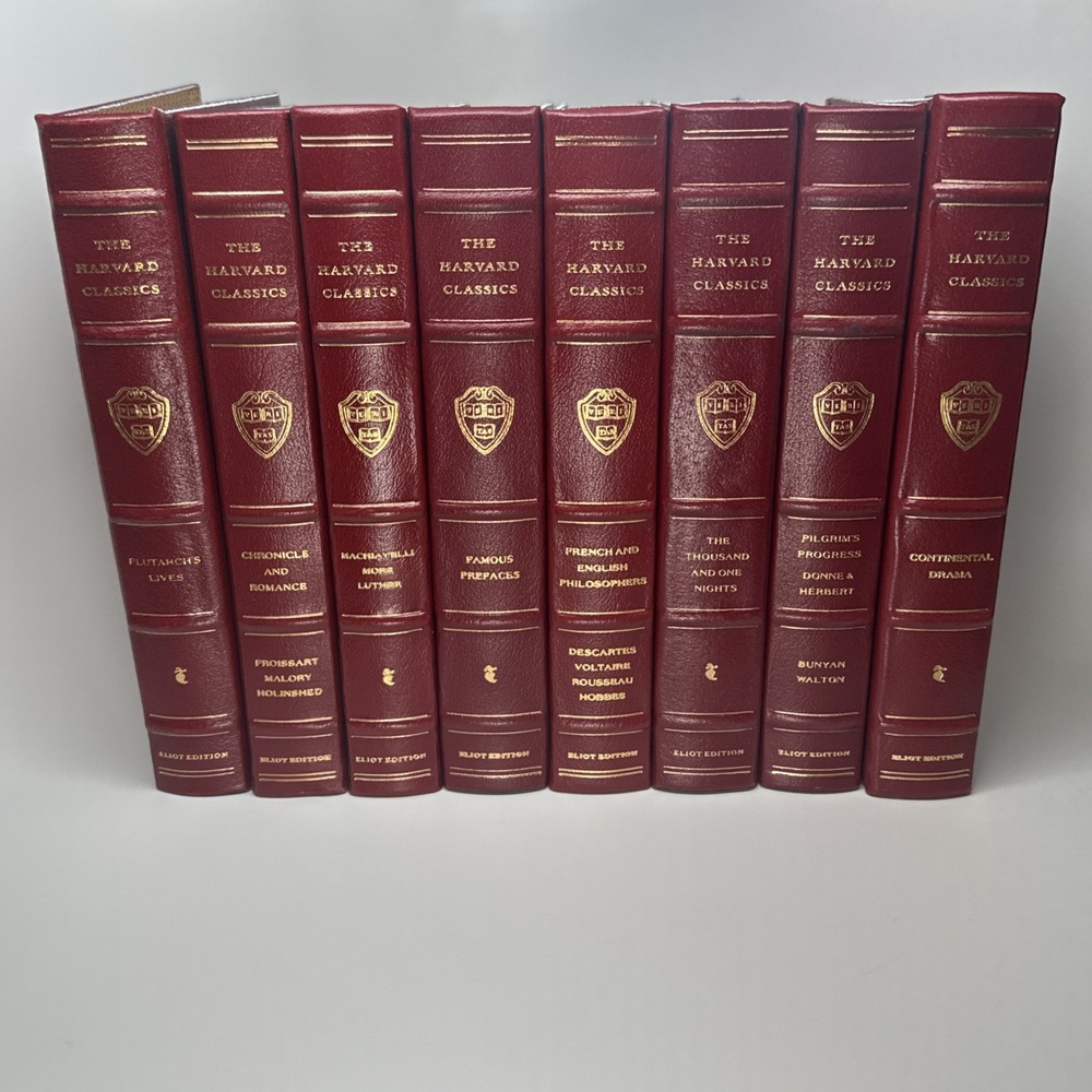 Easton Press Harvard Classics Millennium Edition, 8 Volumes Plutarch Philosophy