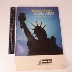 Rand McNally Road Atlas United States Canada Mexico 1986 Millers Mutual