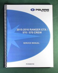 2015-2016 Polaris Ranger 570 / 570 Crew Service Manual: w/ Protective Covers
