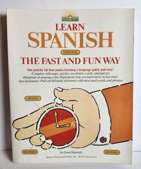 Learn Spanish the Fast and Fun Way – Paperback By Gene Hammitt 1985 Illustrated