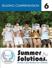 Summer Solutions Reading Comprehension Level 6 – Perfect Paperback – VERY GOOD