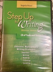 Sopris West Step Up to Writing Study Guide CD Bonus Tools by Maureen Auman