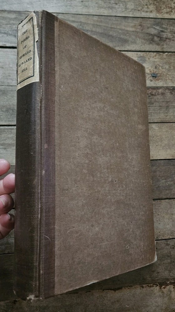 1902. Rare Limited Ed. The Poems Of Edward Rowland Sill | Antique Hardcover