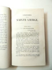 Esoterisme. Légendes de la Sainte Vierge. J. Collin de Plancy 1860