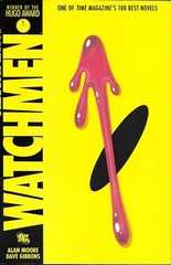 WATCHMEN by Alan Moore and Dave Gibbons large paperback book (graphic novel)