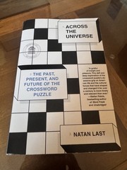 Across the Universe Natan Last Bound Galley ARC Advance Reader Copy Crossword