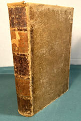 Antique Decorative LEATHER BOUND BOOK ~ c.1835 ~ History Of French Revolution