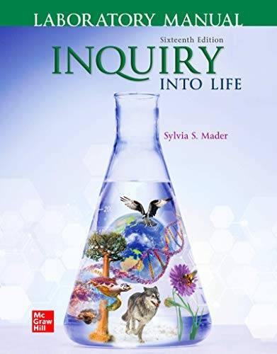 Lab Manual for Inquiry into Life – Spiral-bound By Mader Dr., Sylvia S. – GOOD