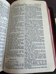 Caloca Rebind KJV Sola Scriptura Bible Rare Zondervan Diamond Type Heavy Paper