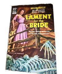 Lament for the Bride Helen Reilly Dell Map Back Vintage Mystery Paperback Pulp