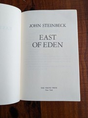 East of Eden John Steinbeck, 1952 HC/DJ Book Club Edition BCE Viking